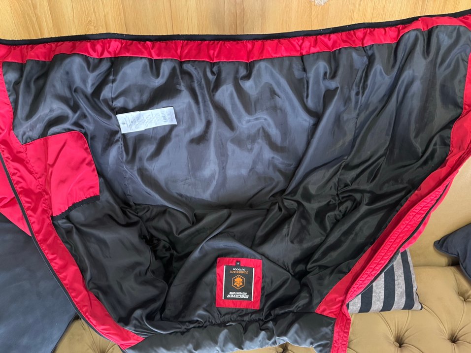 Erkek Kırmızı lumberjack mont - Görsel 4