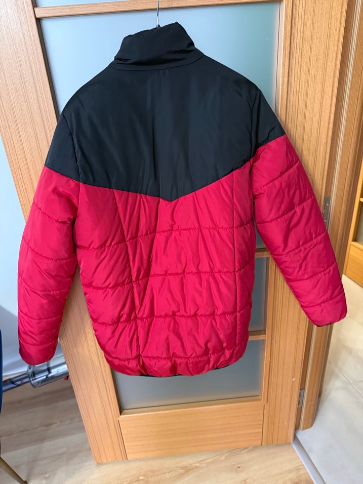 Erkek Kırmızı lumberjack mont - Görsel 2