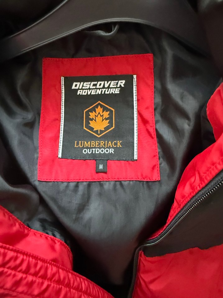 Erkek Kırmızı lumberjack mont - Görsel 3