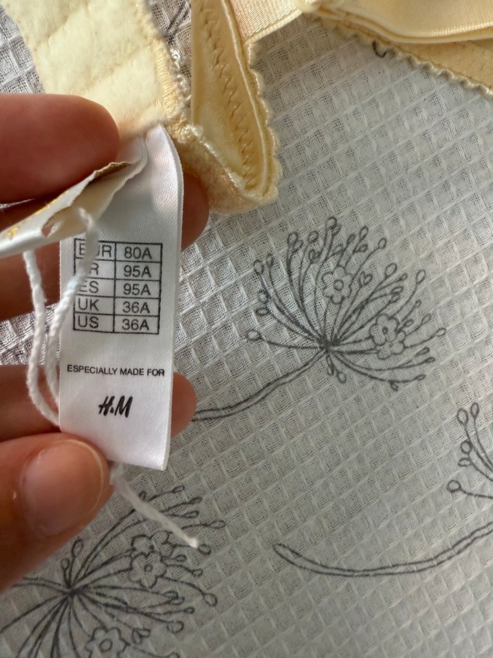 Nakış Detaylı setenBej Vintage Sütyen - Görsel 3