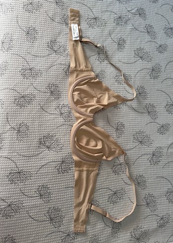 Bej Düz Midi Sütyen - Görsel 3