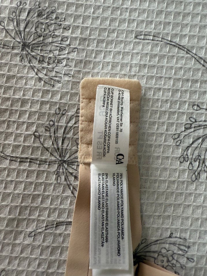 Bej Düz Midi Sütyen - Görsel 5