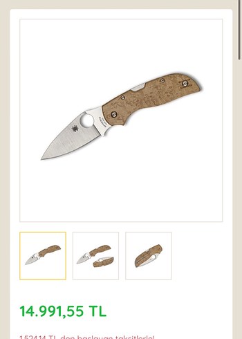 Spyderco Chapparal Karbon Çakı - Görsel 2