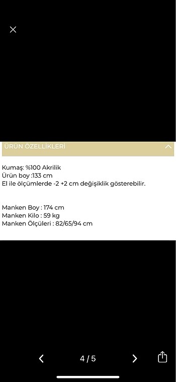s Beden ten rengi Renk Lavınıa couture Elbise