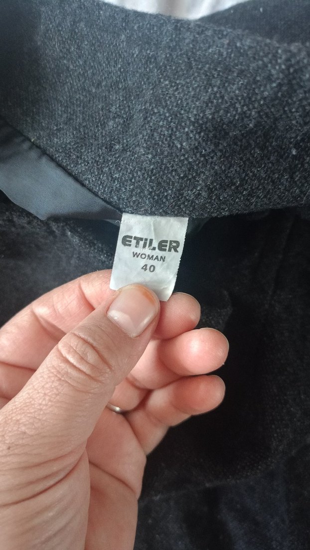 Düğmeli Midi etek - Görsel 2