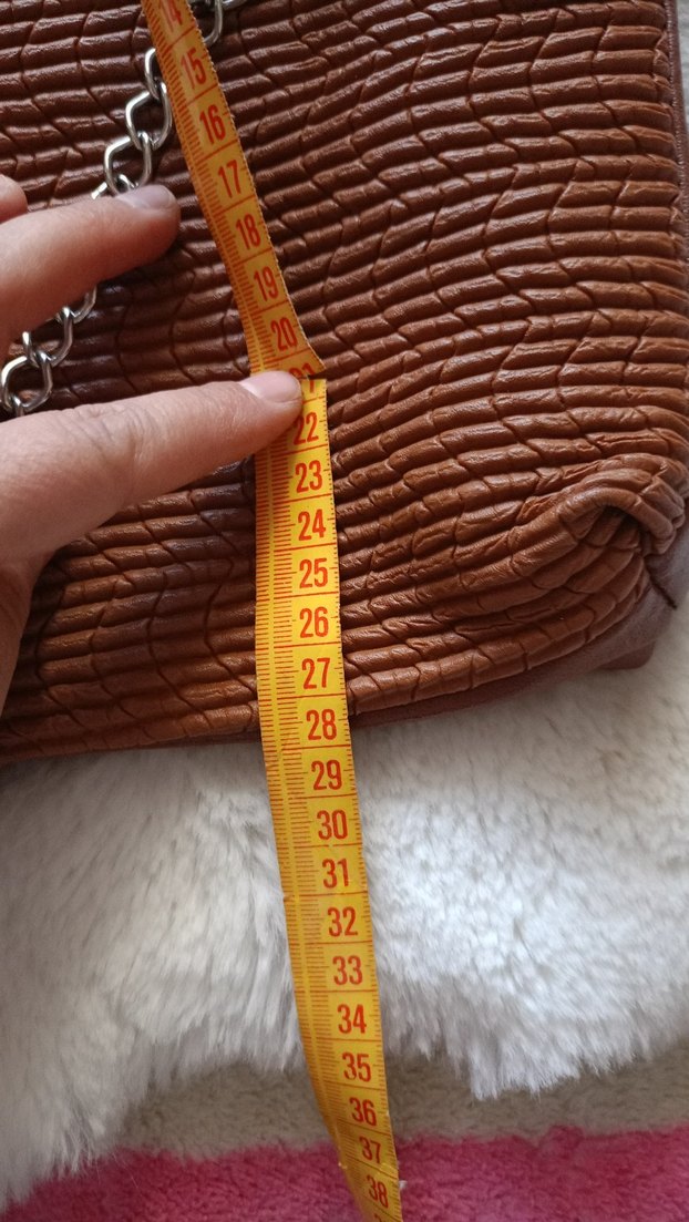 Zincir Detaylı Bohem Kadın El Çantası - Görsel 4