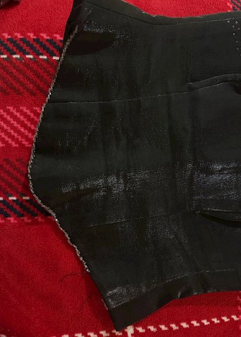 Siyah Deri Gotik Mini Büstiyer - Görsel 7