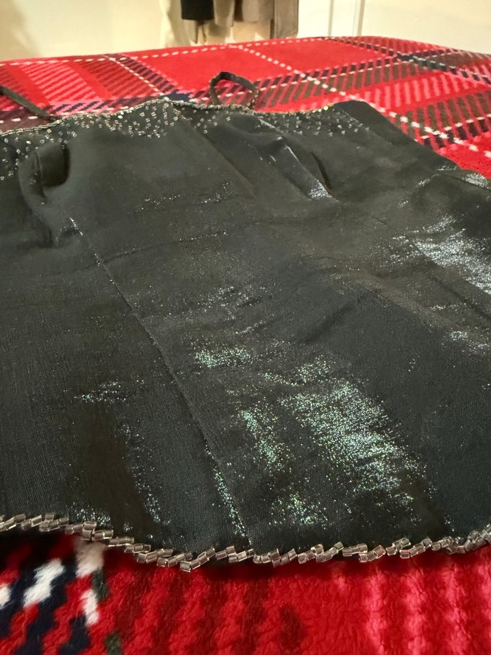 Siyah Deri Gotik Mini Büstiyer - Görsel 3