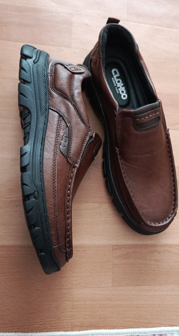 Kahverengi Deri Erkek Klasik Ayakkabı - Görsel 2