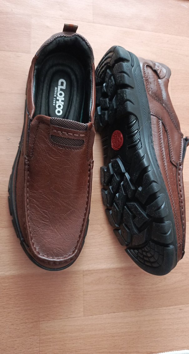 Kahverengi Deri Erkek Klasik Ayakkabı - Görsel 5