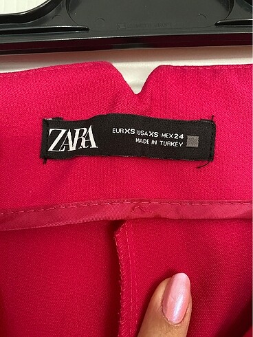 xs Beden Zara Pembe Pantolon