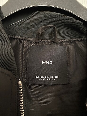 Mango Siyah Mango Bomber Ceket