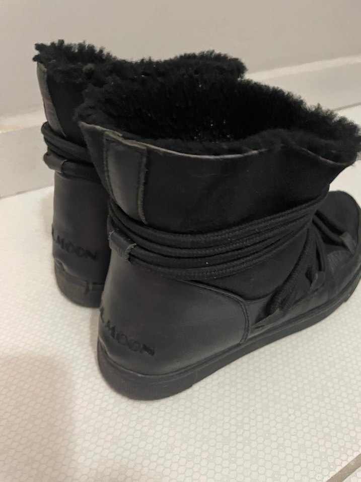 Siyah Kürklü cool moon bot - Görsel 3