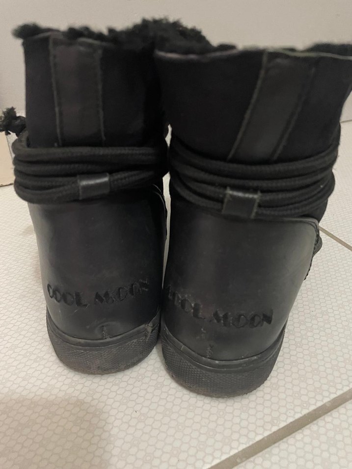 Siyah Kürklü cool moon bot - Görsel 4