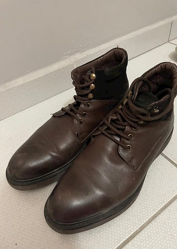 Kahverengi Deri Erkek Bot hotiç - Görsel 5