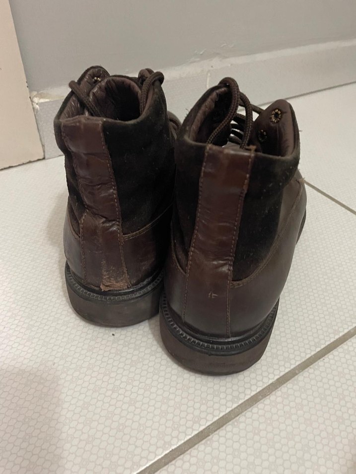 Kahverengi Deri Erkek Bot hotiç - Görsel 3