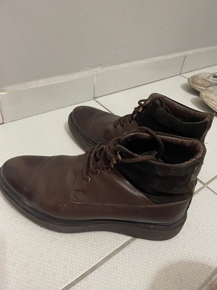 Kahverengi Deri Erkek Bot hotiç - Görsel 4