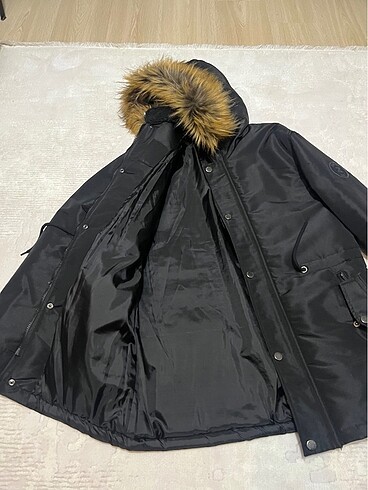 Kürklü Mont - Görsel 5