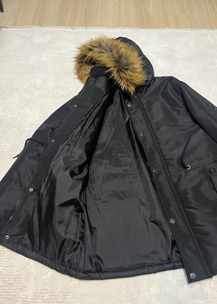 Kürklü Mont - Görsel 5