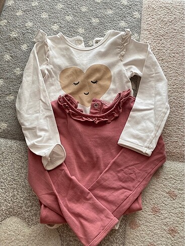 24-36 Ay Beden H&M 2 li çıtçıtlı body