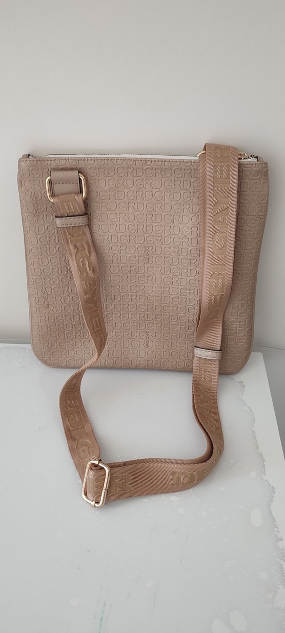 Bej Kadın Çapraz Çanta Fermuarlı - Görsel 2