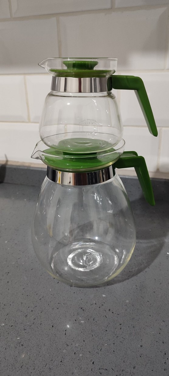 Yeşil Kulplu Cam Çaydanlık Seti - Görsel 4