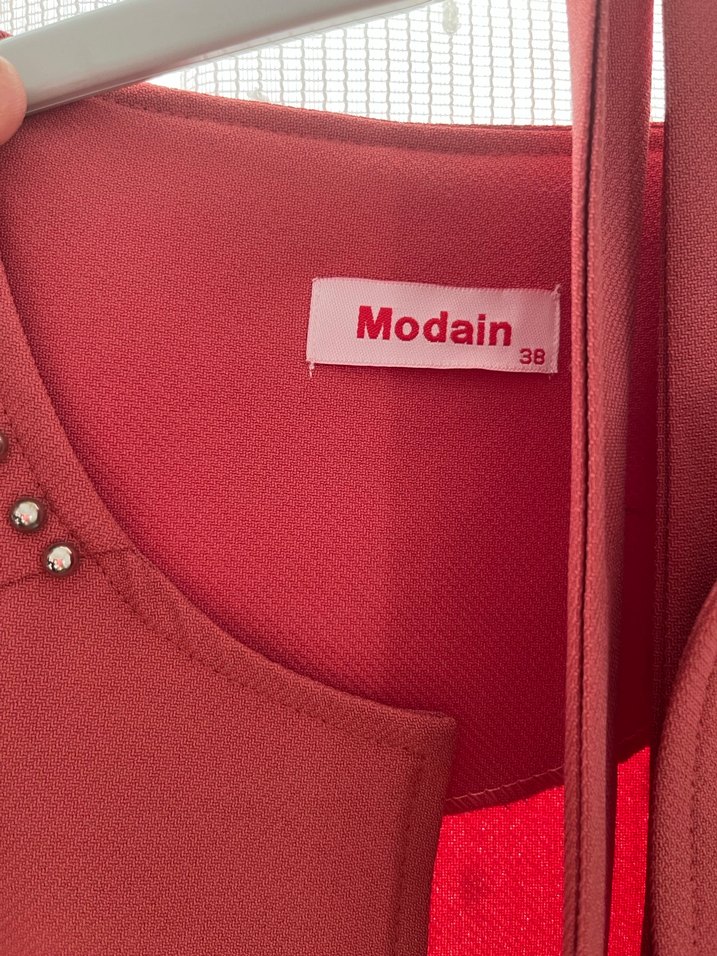 Uzun Kollu Kırmızı Kadın Ceket - Görsel 3