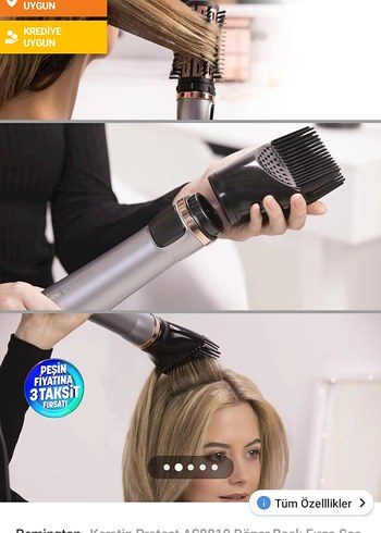 Remington Saç Şekillendirici - Gri Bej - Görsel 3