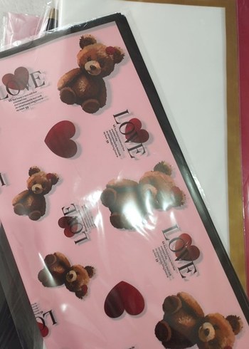 10luPaket Ambalaj Çiçek Kağıdı 56*56 cm - Görsel 4