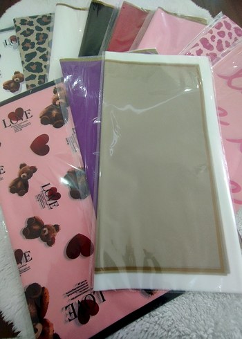 Su Geçirmez Ambalaj Çiçek Kağıdı 10lu Paket - Görsel 6