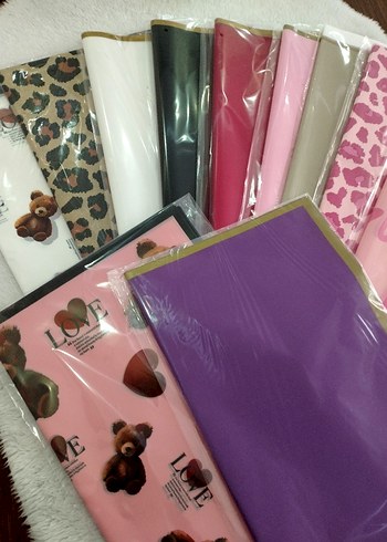 Su Geçirmez Ambalaj Çiçek Kağıdı 10lu Paket - Görsel 2