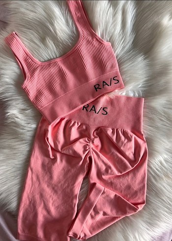 XS-S Beden Pembe Spor Takım RA/S Logolu