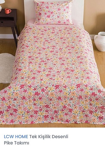 Lcw home tek kişilik pike takımı