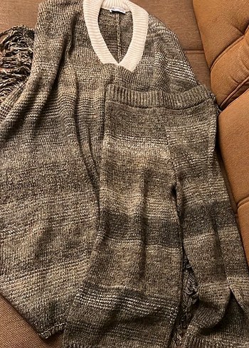 Zara püsküllü pançolu takım. ( kemer dahil değildir) - Görsel 3