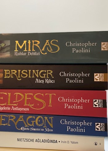 Christopher Paolini 4 Kitap Seti ve Nietzsche Kitabı