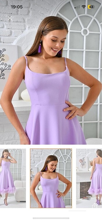 Zara Lila elbise