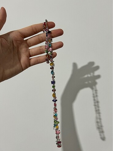 Beden Swarovski taşlı kolye bileklik