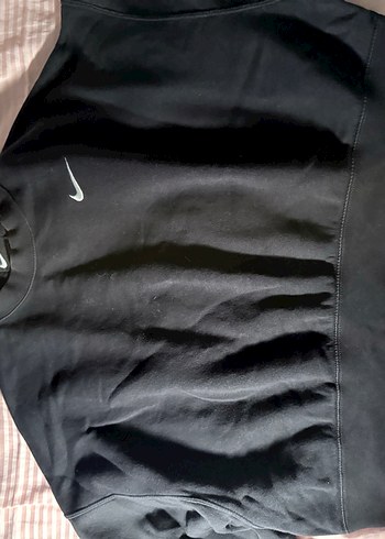 xs Beden siyah Renk Siyah Kadın Keten Sweatshirt, Rahat Kesim