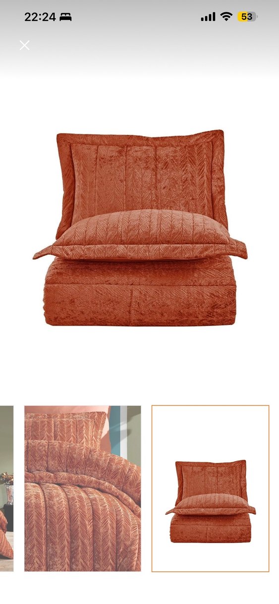 Kahverengi Batik Desenli uyku seti - Görsel 3