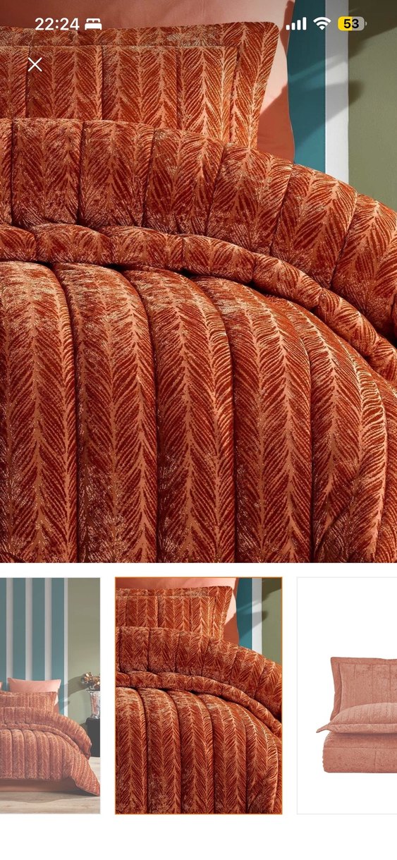 Kahverengi Batik Desenli uyku seti - Görsel 2