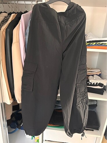 m Beden siyah Renk Zara paraşüt pantolon