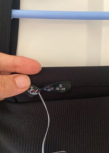 s Beden Kadın Siyah Uzun Kısa Kollu Elbise