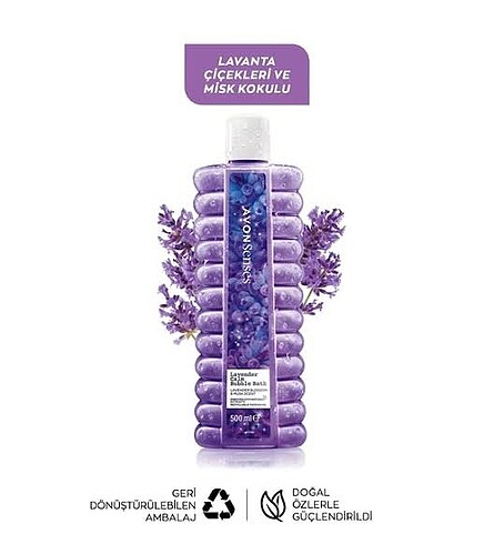 Senses Lavender Calm Lavanta Kokulu Banyo Köpüğü 1000 ml - Görsel 2