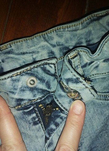 6 Yaş Beden mavi Renk Kiz çocuk jean