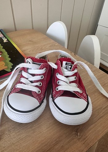 Converse Kız Çocuk Kırmızı Bağcıklı Spor Ayakkabı