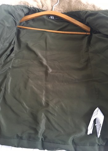 Kürk Detaylı Yeşil Kadın Kışlık Mont - Görsel 13