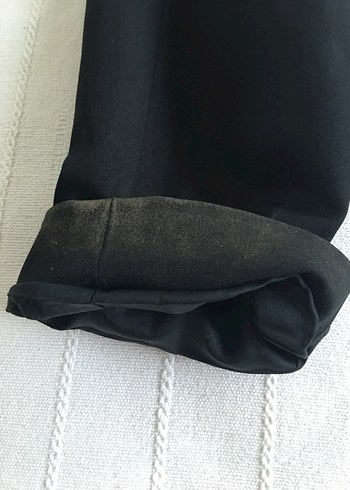 Düğmeli Koyu Lacivert  Uzun  Ceket - Görsel 7