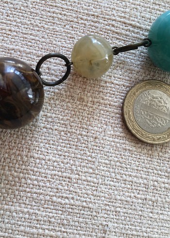 Uzun Boncuklu Turkuaz Bohem Kolye - Görsel 6