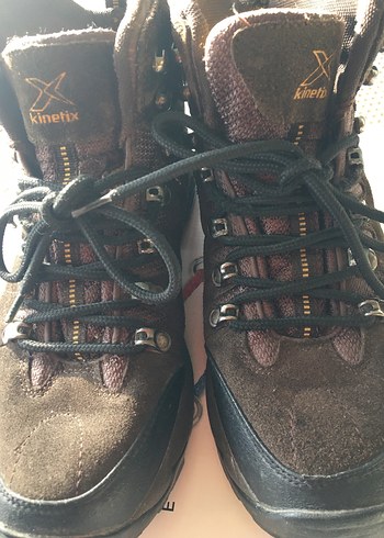 Erkek Kinetix Kahverengi Biker Ayakkabı Bağı - Görsel 5