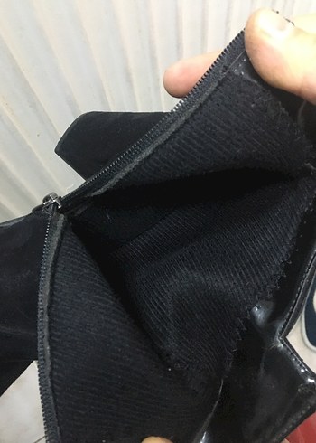 Siyah Süet Kadın Topuklu Bot - Görsel 5